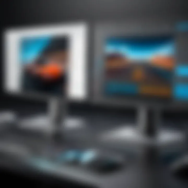 HP gamer monitor highlighting advanced panel types