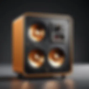 Vintage speaker models that combine retro style with modern technology