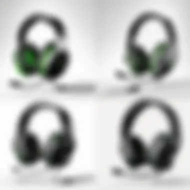 A comparison chart of different Xbox One gaming headsets