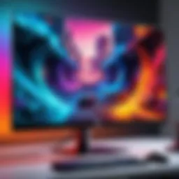 AOC gaming monitor showcasing vibrant colors and high refresh rate