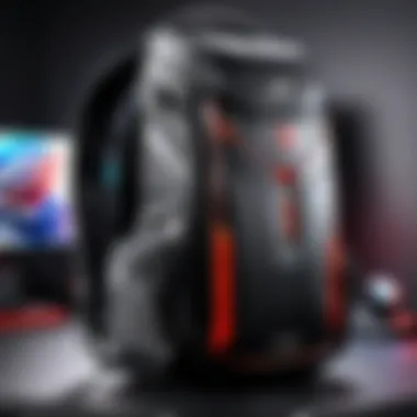 ASUS ROG Ranger Backpack in a gaming environment