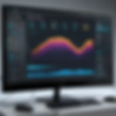 Close-up of Barracuda PC's performance metrics displayed on a monitor