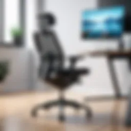 A modern ergonomic chair with adjustable features