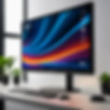 Detailed view of HDR monitor specifications and features