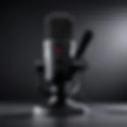 High-quality gaming microphone setup
