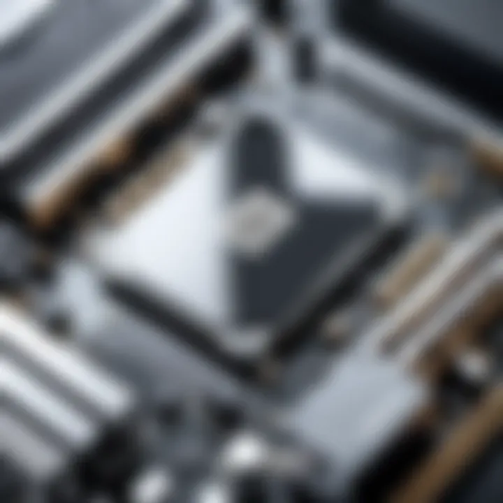 Close-up of premium PC parts highlighting quality