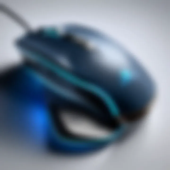 Blue Finger Gaming Mouse - Ergonomic Excellence