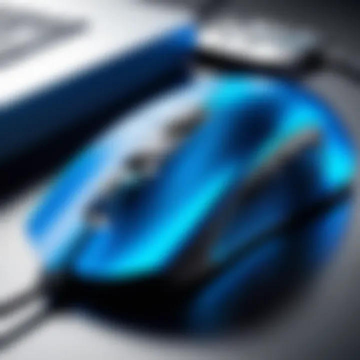 Blue Finger Gaming Mouse - Precision Engineering