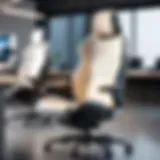 Stylish car seat office chair showcasing ergonomic design