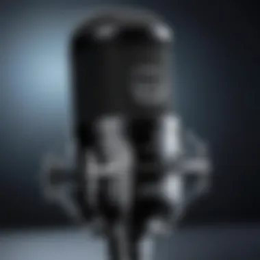 Condenser microphone suitable for studio use