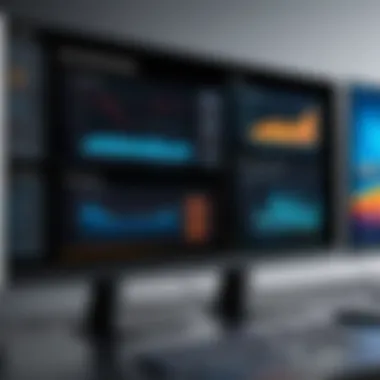 Different panel types for monitors displayed side by side