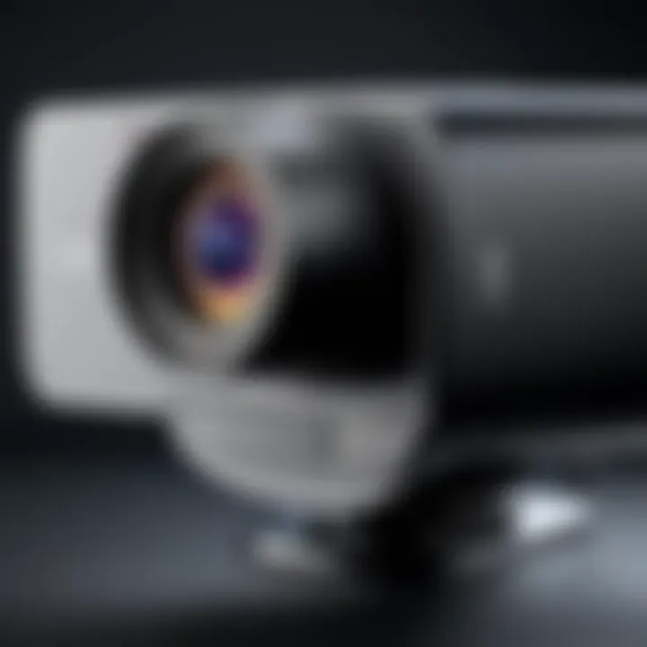 High-resolution webcam showcasing features