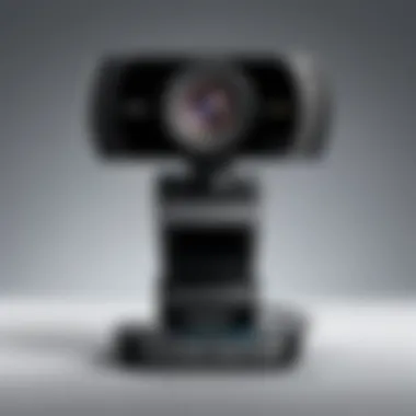 Compact webcam with adjustable lighting features