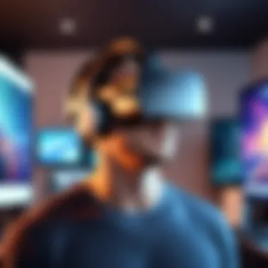 Innovative Marketing for VR Sales Engaging marketing campaign visuals for VR products