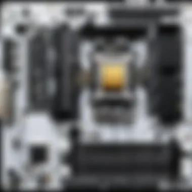 Detailed overview of a Mini ATX motherboard layout