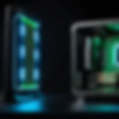 Advanced LED Lighting in Gaming A close-up of advanced LED lighting technology used in gaming setups.