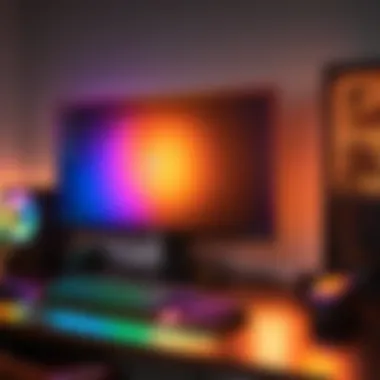 Customizable RGB Lighting in Rust Gaming PC