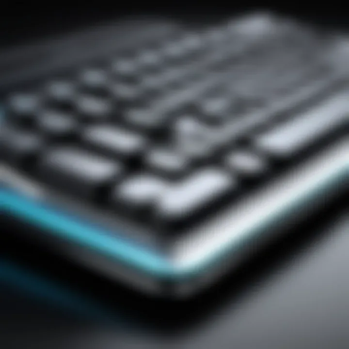 Cutting-Edge Ergonomic Wireless Keyboard Design