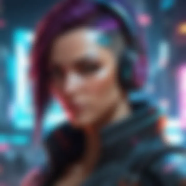 Character Customization in Cyberpunk World