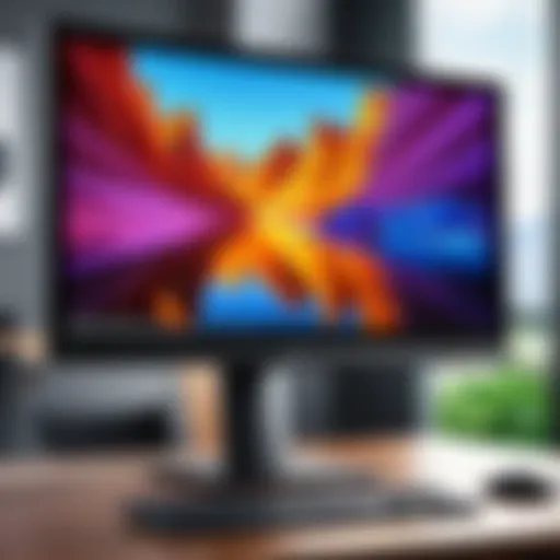 Dell UltraSharp Monitor showcasing stunning color accuracy