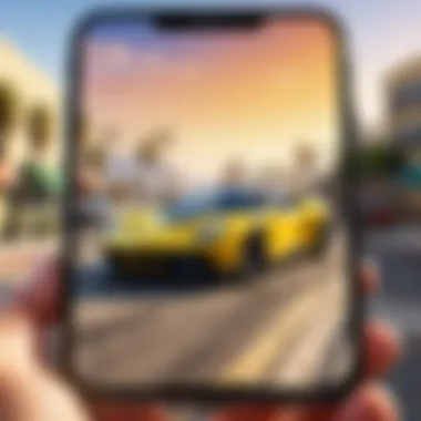 Virtual Rendering of GTA V Mobile Gameplay Digital adaptation of GTA V mobile gameplay