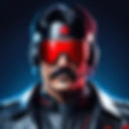 Doctor Disrespect in his iconic outfit