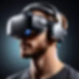 High-end VR headset showcasing advanced technology