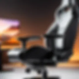 Close-up of the Secretlab Titan XL chair showcasing its ergonomic design.