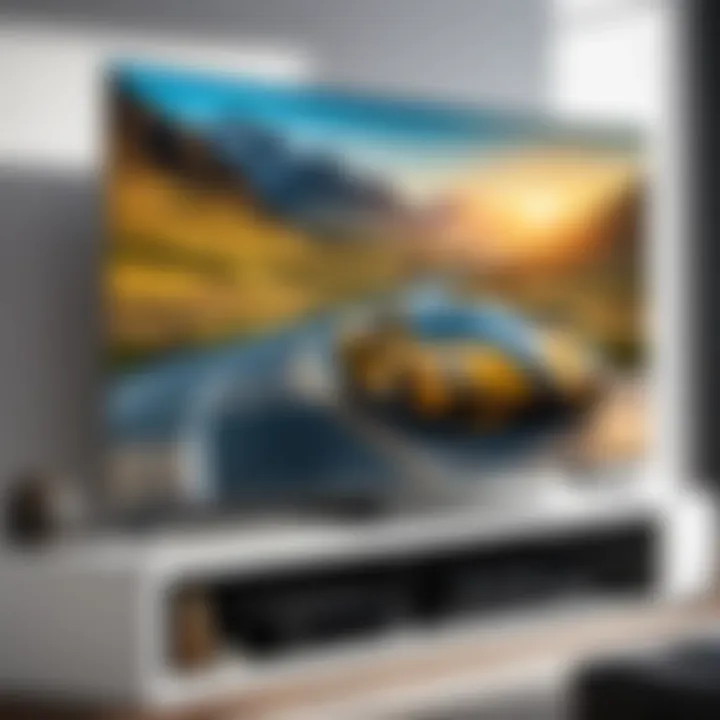 Advanced features of a 55-inch 4K UHD TV