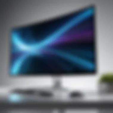 Technical specifications highlighting the capabilities of curved monitors