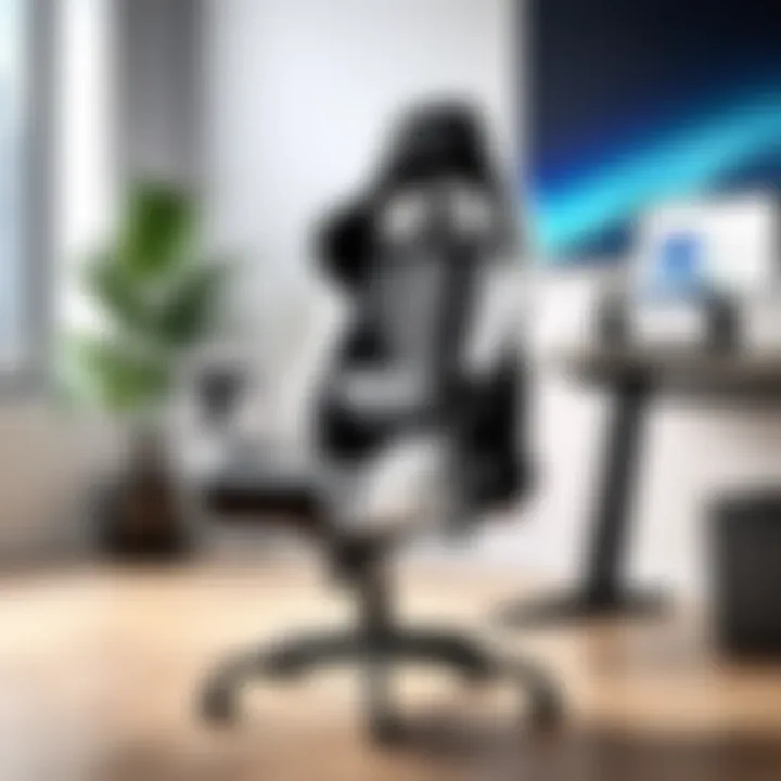 Sleek and modern office gaming chair