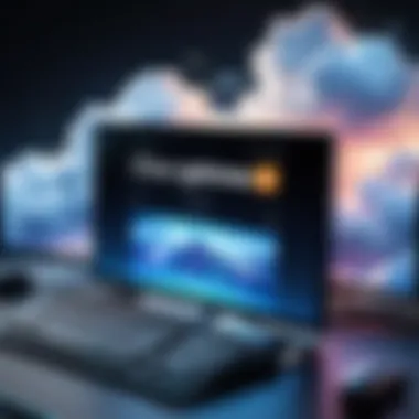 An illustration of the technology behind browser games, emphasizing cloud gaming.