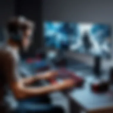 Gamers Engaged in Gameplay with 8GB RAM Gamers enjoying a gaming session with an 8GB RAM setup