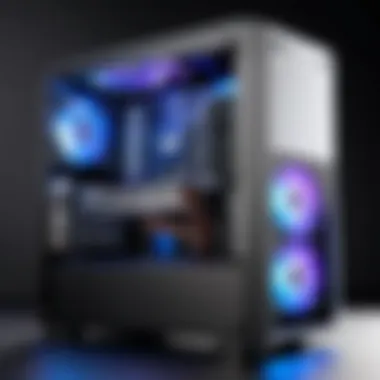 Custom-built gaming PC showcasing unique features