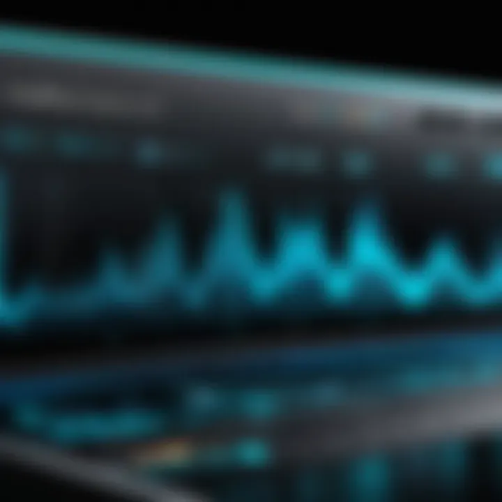 Graphic showing audio waveforms with and without bass enhancement