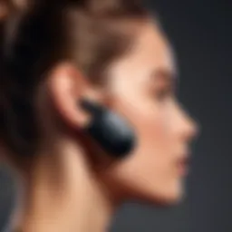 Wireless earphones showcasing advanced features