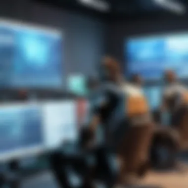 Collaboration and Strategy in Online Raids Players collaborating in a virtual raid.