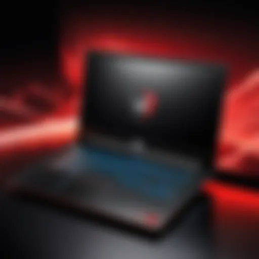 Elegant design of MSI laptop