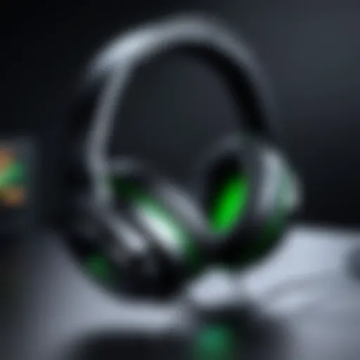 Sleek design of Razer Ears headphones showcasing innovative features