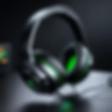 Sleek Design of Razer Ears Headphones Sleek design of Razer Ears headphones showcasing innovative features