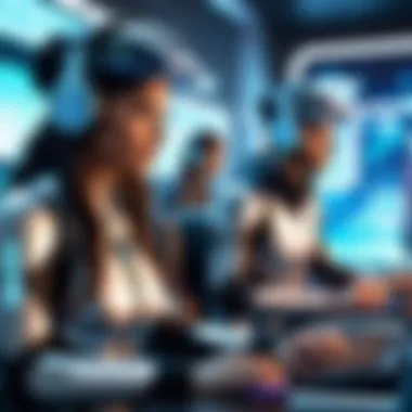Imagining Future Societies in Gaming A futuristic society depicted through digital art, highlighting technology and innovation.