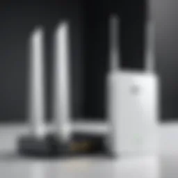 Visual representation of various WiFi range extenders