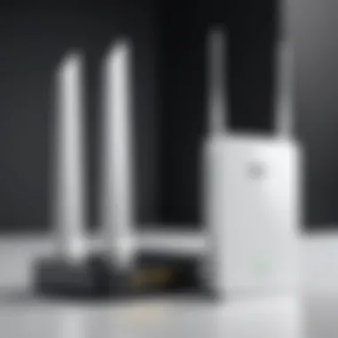 Visual representation of various WiFi range extenders
