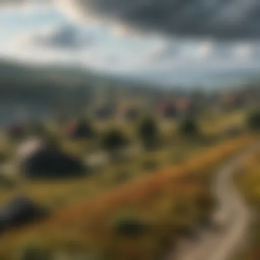 Stunning landscape view from DayZ Gone