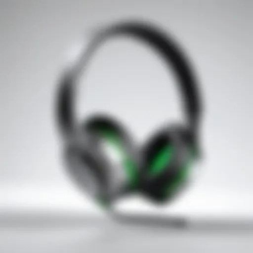 Design of the Xbox One wireless earpiece showcasing its sleek contours and ergonomic fit