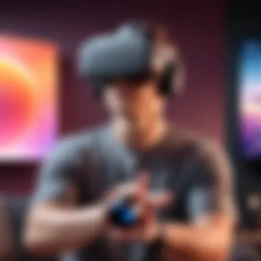 Advanced VR Capabilities of Oculus Quest Oculus Quest showcase depicting advanced VR capabilities