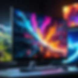 High-resolution gaming PC monitor showcasing vibrant colors