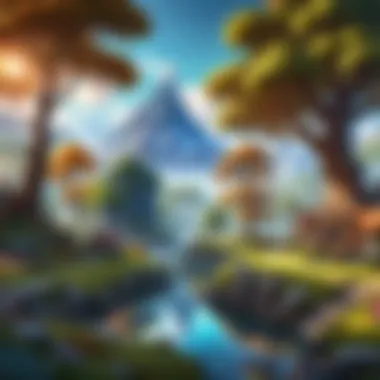 Enchanted Realms in RPG Games Fantasy landscape showcasing RPG elements