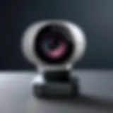 Modern webcam showcasing sleek design and advanced technology