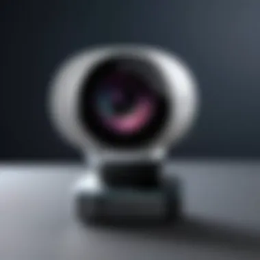 Modern webcam showcasing sleek design and advanced technology